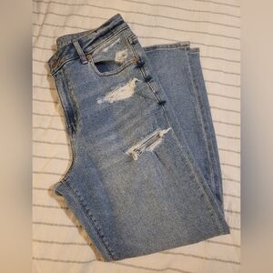 AE distressed skinny jeans